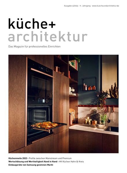 Kuche+Architektur – November 2023 Cover