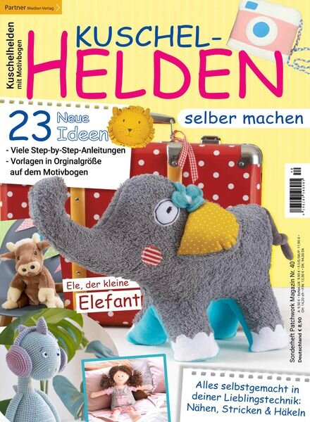 Kuschelhelden Selber Machen – Oktober 2023 Cover