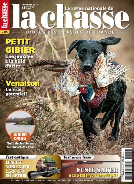 La Revue nationale de La chasse – Decembre 2023 Cover