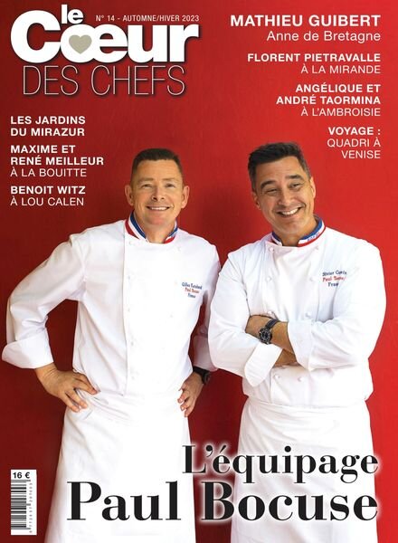 Le Coeur des Chefs – Automne-Hiver 2023 Cover