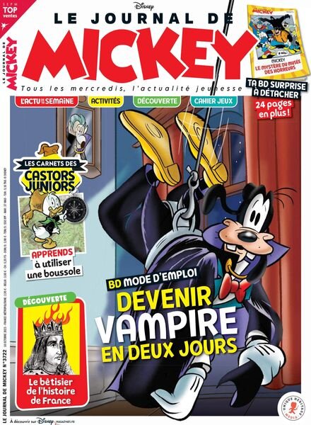 Le Journal de Mickey – 18 Octobre 2023 Cover