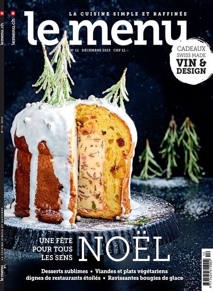 le menu edition francaise – Decembre 2023 Cover