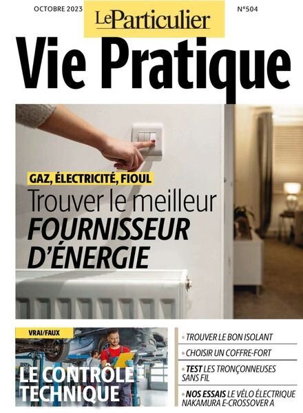 Le Particulier Vie Pratique – Octobre 2023 Cover