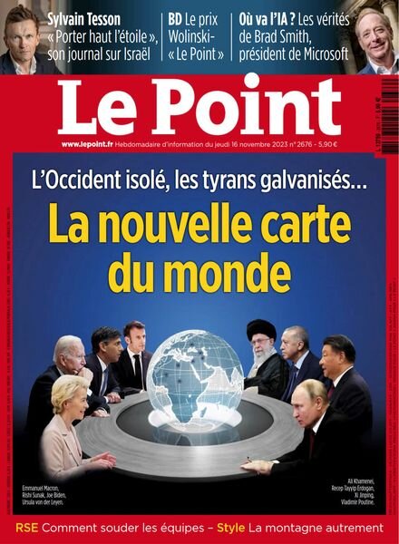 Le Point – 16 Novembre 2023 Cover