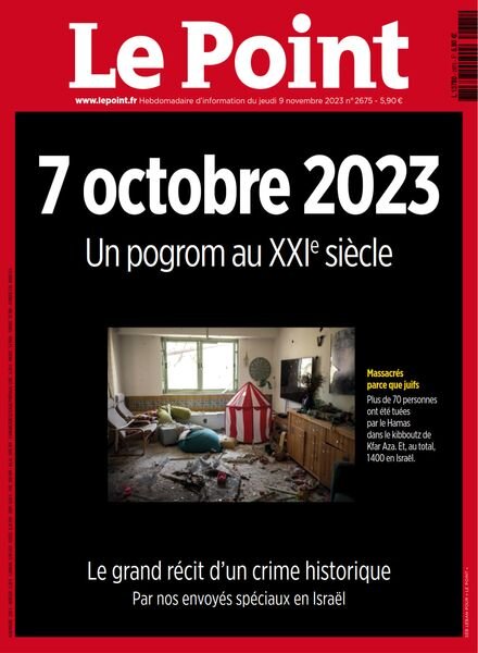 Le Point – 9 Novembre 2023 Cover