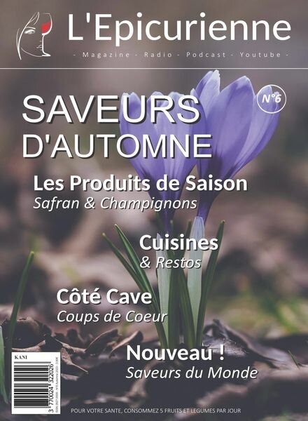 L’Epicurienne – Automne 2023 Cover