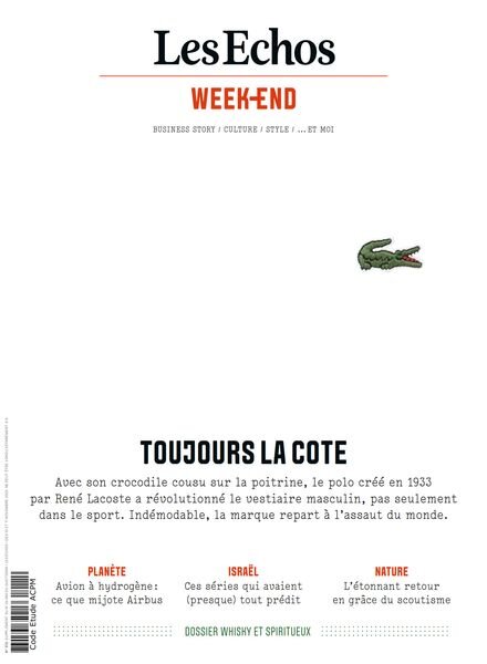 Les Echos Week-end – 10 Novembre 2023 Cover