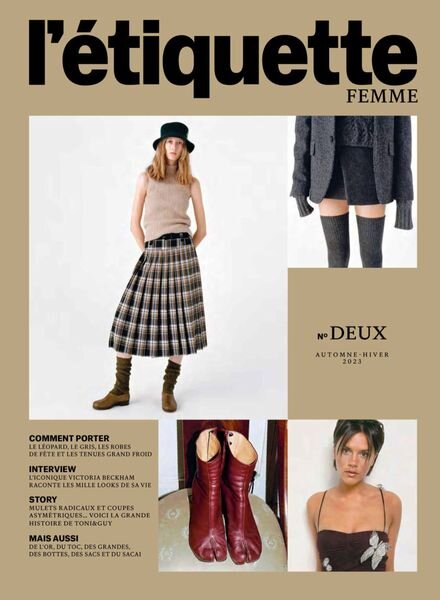 L’etiquette Femme – Automne-Hiver 2023-2024 Cover