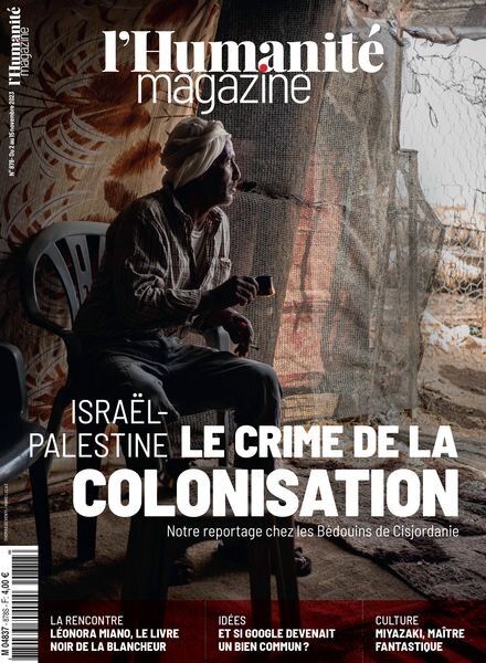 L’Humanite Magazine – 2 Novembre 2023 Cover