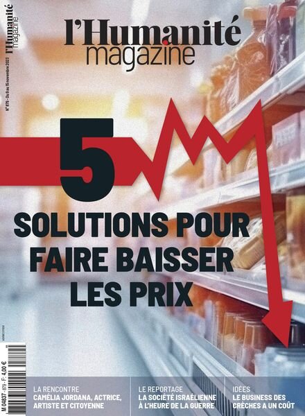L’Humanite Magazine – 9 Novembre 2023 Cover