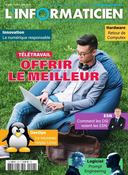 L’Informaticien – Juillet-Aout 2023 Cover