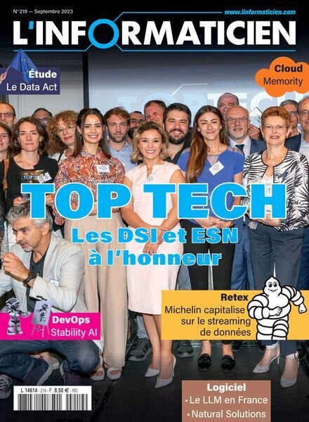 L’Informaticien – Septembre 2023 Cover