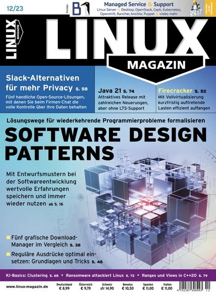 Linux-Magazin – Dezember 2023 Cover