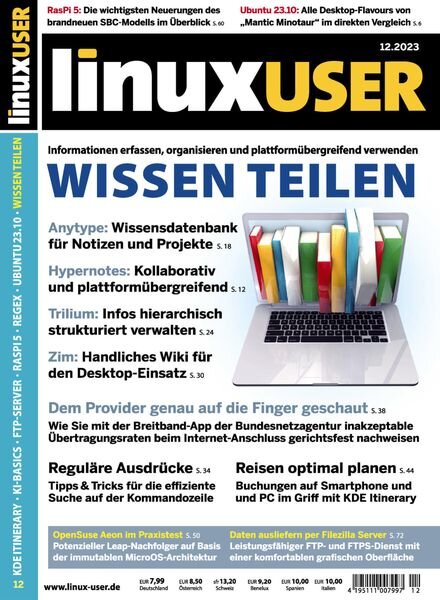 LinuxUser – Dezember 2023 Cover
