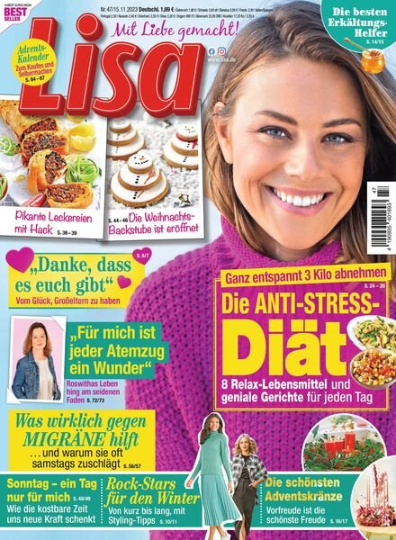 Lisa – 15 November 2023 Cover