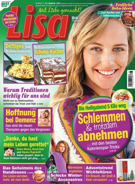 Lisa – 22 November 2023 Cover