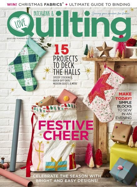 Love Patchwork & Quilting – Issue 130 – October 2023 Cover