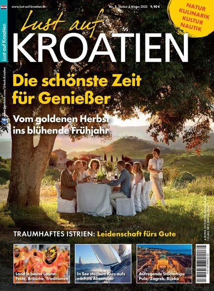 Lust auf Kroatien – November 2023 Cover