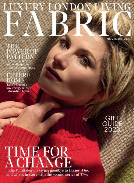 Luxury London Living Fabric Magazine – November 2023 Cover