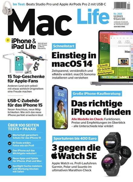 Mac Life Germany – Dezember 2023 Cover