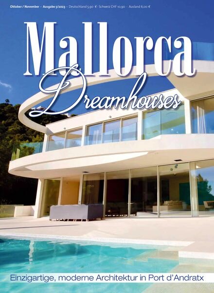 Mallorca Dreamhouses Deutsche Ausgabe – Oktober-November 2023 Cover