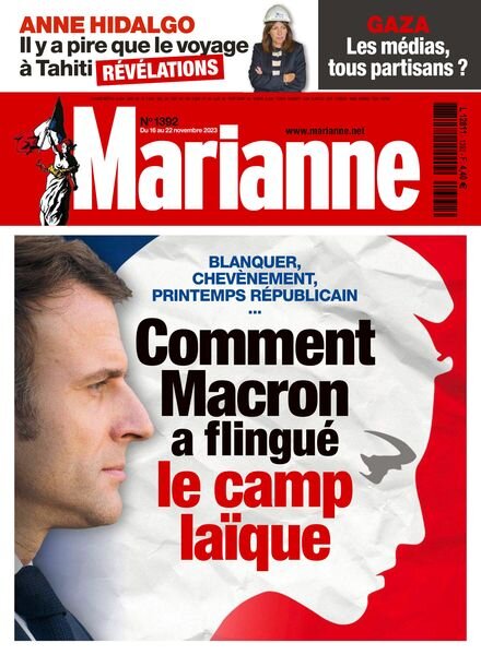 Marianne – 16 Novembre 2023 Cover