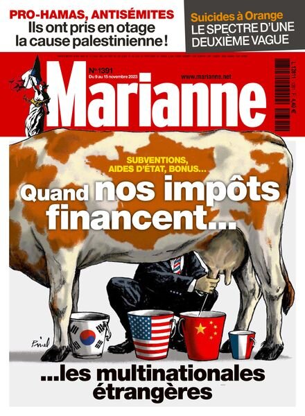 Marianne – 9 Novembre 2023 Cover