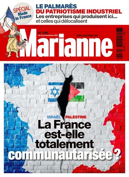 Marianne N1390 – 2 Novembre 2023 Cover