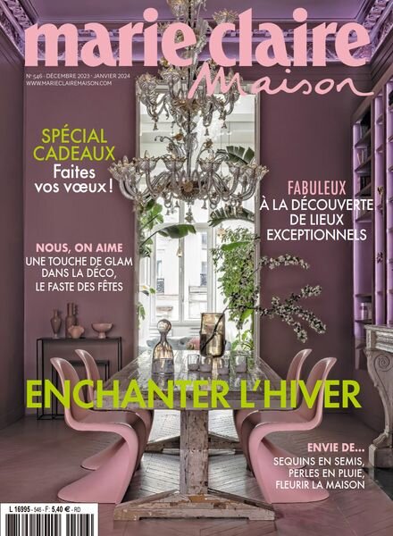 Marie Claire Maison France – Decembre 2023 – Janvier 2024 Cover