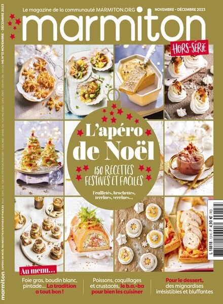 Marmiton – Hors-Serie – Novembre-Decembre 2023 Cover