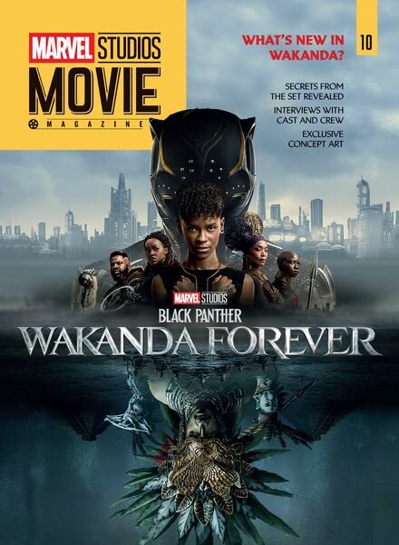 Marvel Studios Movie Magazine – Issue 10 – Black Panther Wakanda Forever Cover