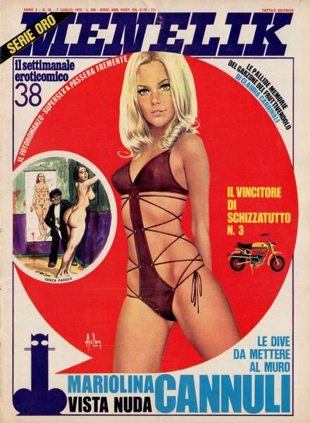 Menelik – N 38 – 7 Luglio 1972 Cover