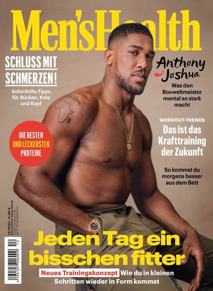 Men’s Health Germany – Dezember 2023 Cover