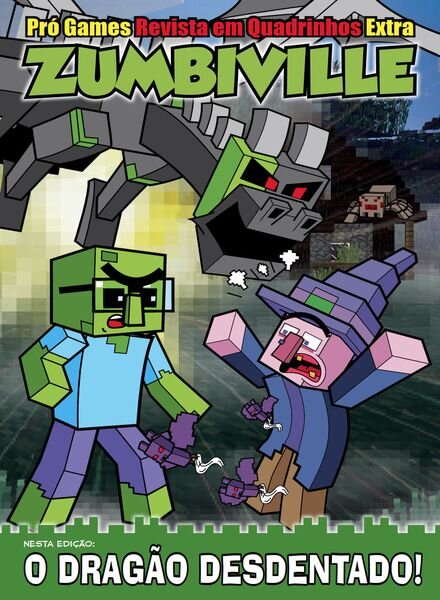 Minecraft Revista em Quadrinhos – Outubro 2023 Cover