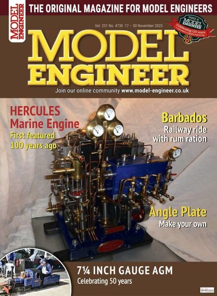 Model Engineer – Issue 4730 – 17 November 2023 Cover