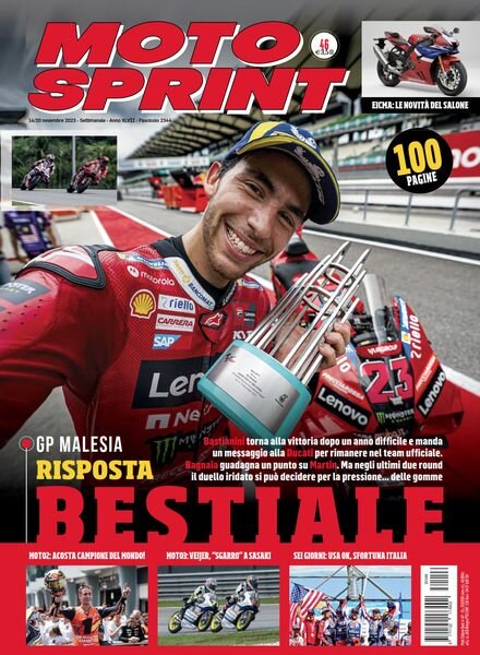 Moto Sprint – 14 Novembre 2023 Cover