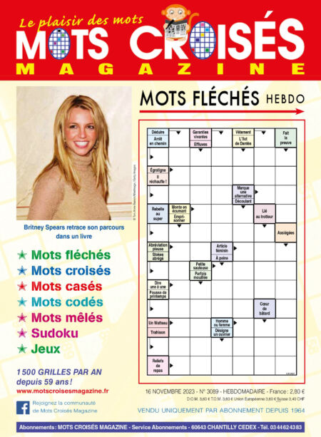 Mots Croises Magazine – 16 Novembre 2023 Cover