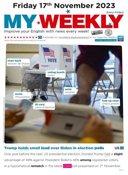 My Weekly fr – 17 Novembre 2023 Cover