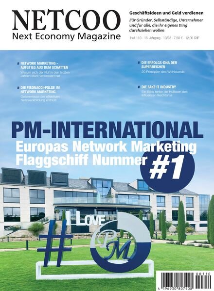 Netcoo Next Economy Magazine – Oktober 2023 Cover