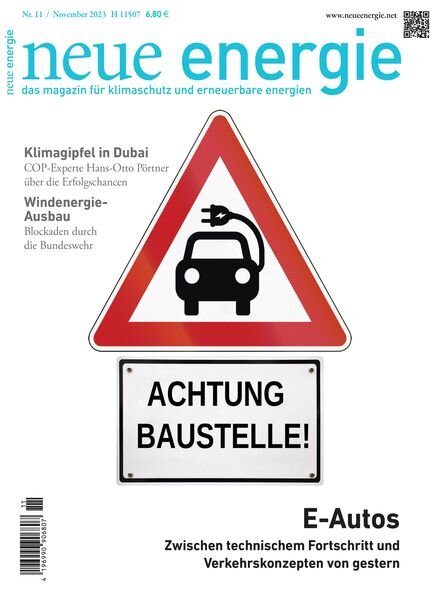 Neue Energie – November 2023 Cover