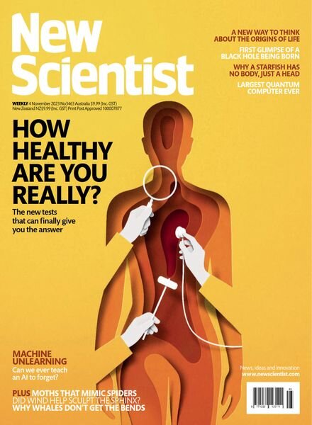 New Scientist Australian Edition – 4 November 2023 Cover
