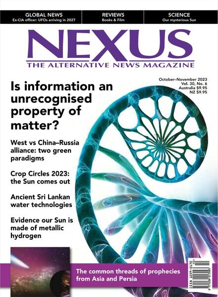 Nexus Magazine – October-November 2023 Cover