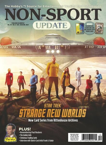 Non-Sport Update – December 2023 – January 2024 Cover