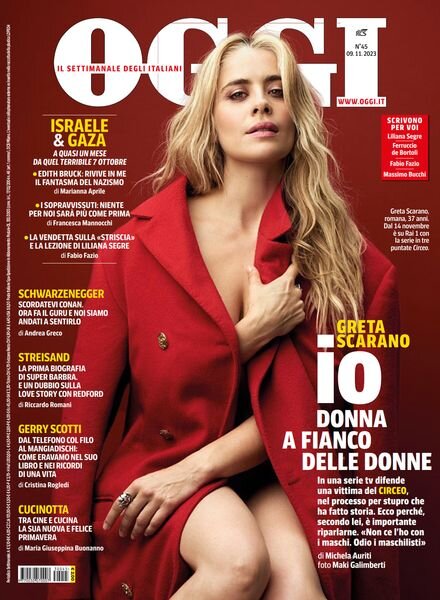 Oggi – 2 Novembre 2023 Cover