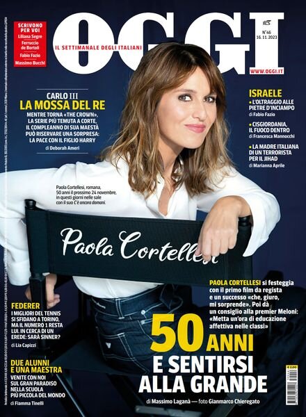 Oggi – 9 Novembre 2023 Cover