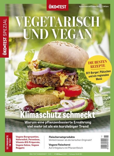OKO-TEST Vegetarisch und Vegan – Spezial Essen und Trinken 2023 Cover
