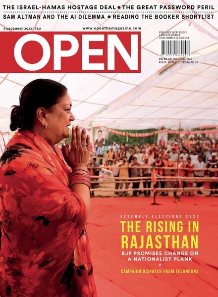 Open Magazine – 4 December 2023 Cover