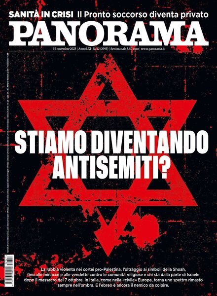 Panorama Italia – 15 Novembre 2023 Cover