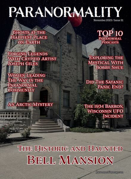 Paranormality Magazine – Issue 31 – November 2023 Cover