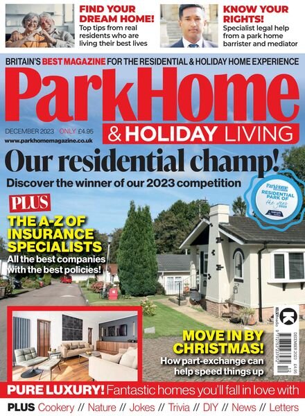 Park Home & Holiday Living – December 2023 Cover